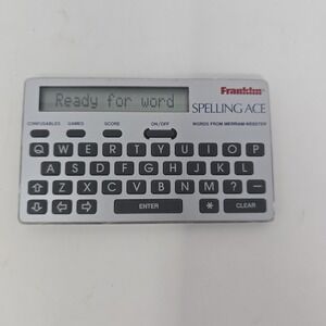 Franklin Speller Spelling Ace SA-95 Webster Pocket Spell Checker & Case-Tested